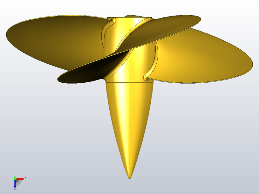 船用螺旋桨俯视缩略图