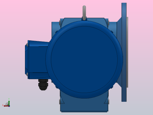 KAF87轴输入的螺旋锥齿轮减速机KAF87-YV7.5-4P-56.64-M1-0°-A后视缩略图