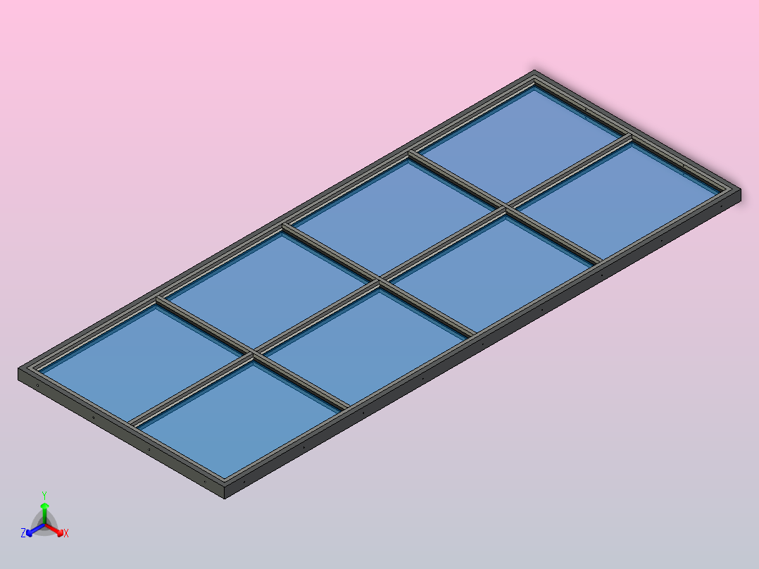 剖面设计分区正等轴测图