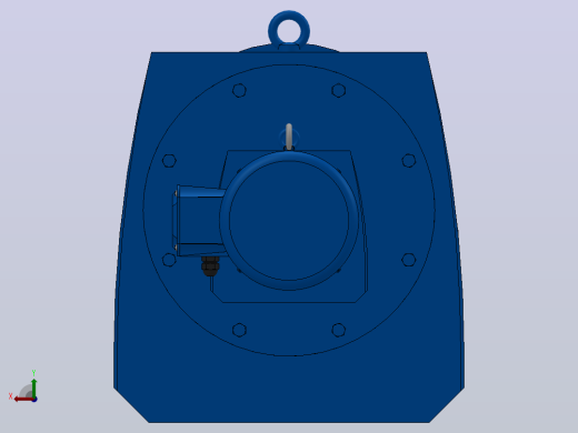 RF147R77法兰轴伸式组合型斜齿轮减速机RF147R77-Y2.2-4P-100-M1-0°-Φ550后视缩略图