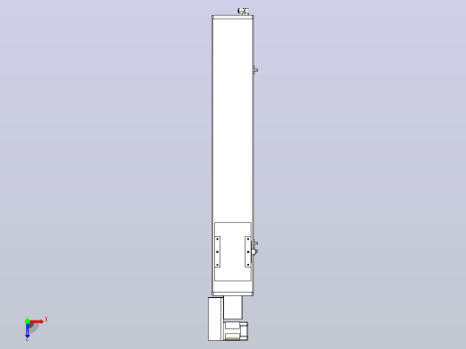 MCB14无尘皮带滑台[MCB14-L40-600-L-P20-C3]俯视缩略图