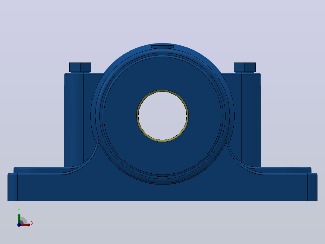 SN600系列[SN609-SSN609]轴承前视图