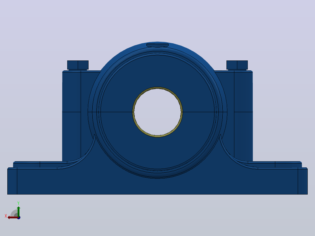 SN600系列[SN609-SSN609]轴承后视图