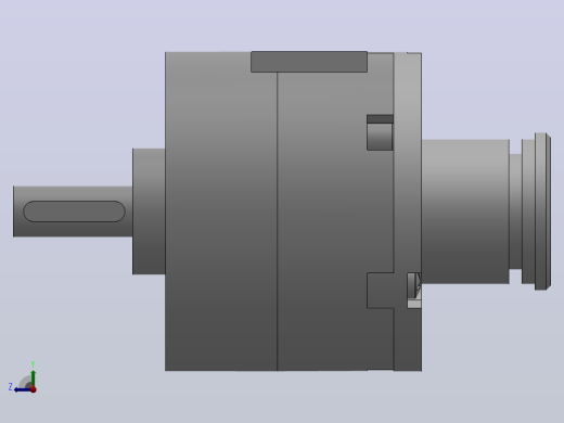 CRB2BW(φ20～φ40) 叶片旋转气缸(带内置磁环单元)[CDRB2BW40-90DZ]右视缩略图