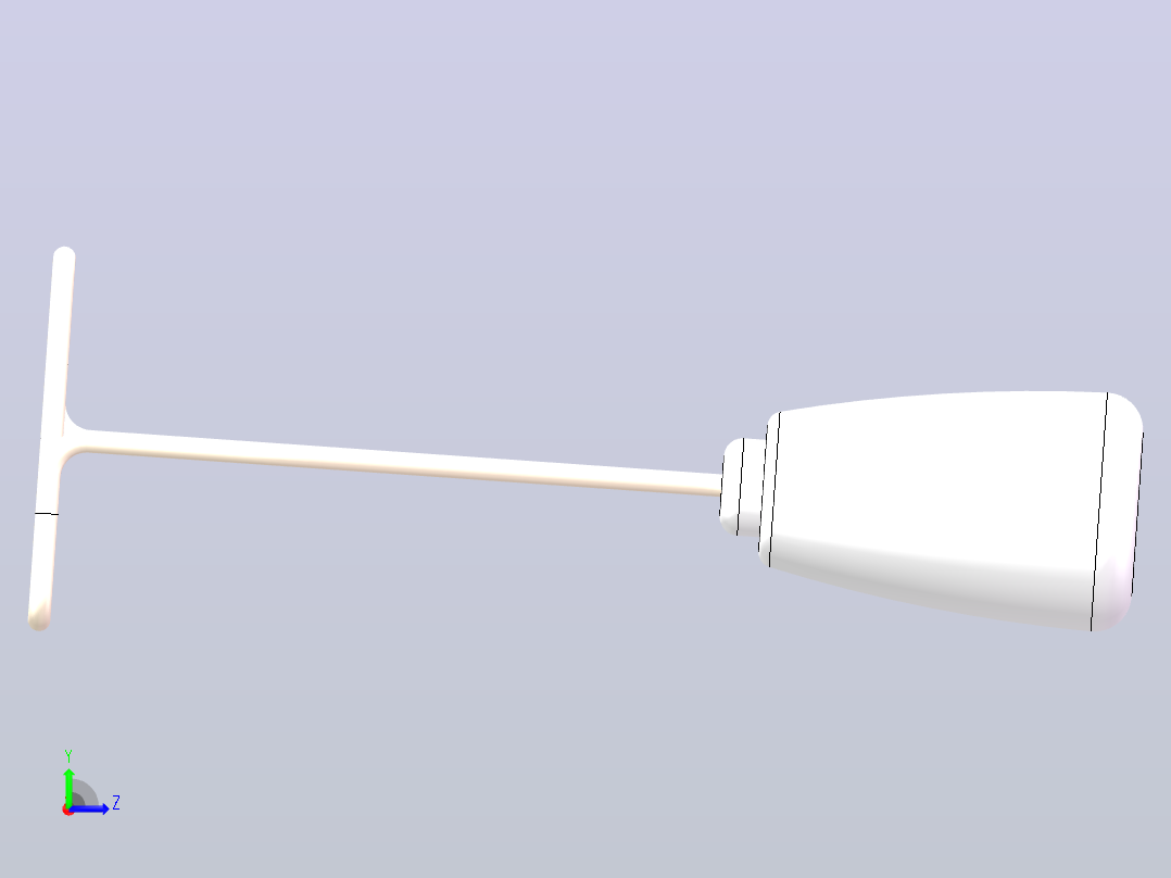 不锈钢压泥器.SLDPRT左视图