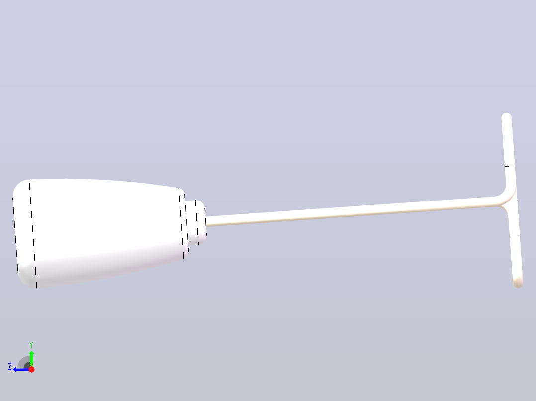 不锈钢压泥器.SLDPRT右视图