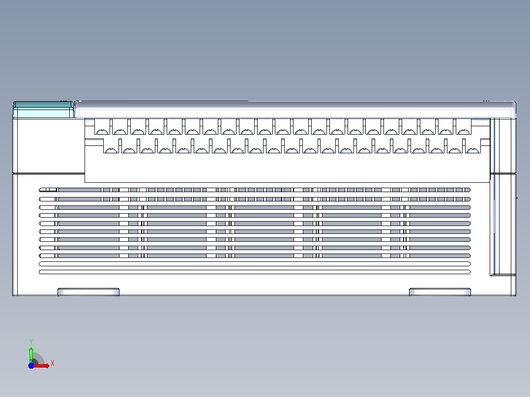PLC-台达DVP64EH00T3前视图