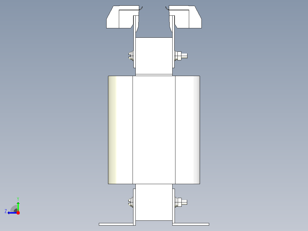 SG-0.15～0.3三相干式变压器三维模型202010右视图