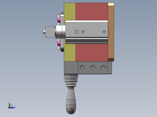 软连接夹具左视缩略图