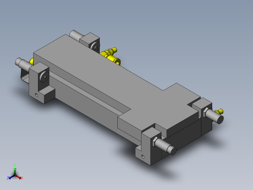 工件压块正等轴测缩略图