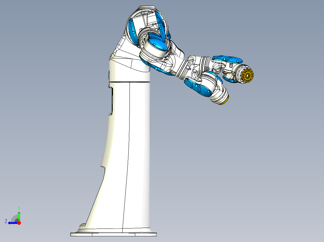 motoman-sda10-robot STP X_T右视图