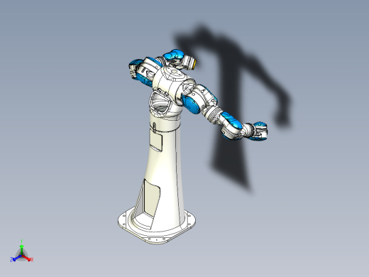 motoman-sda10-robot STP X_T正等轴测缩略图