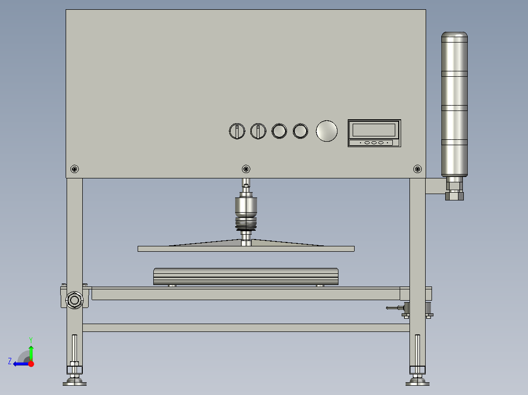 LED液晶压力测试右视图