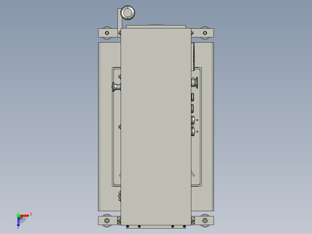 LED液晶压力测试俯视图