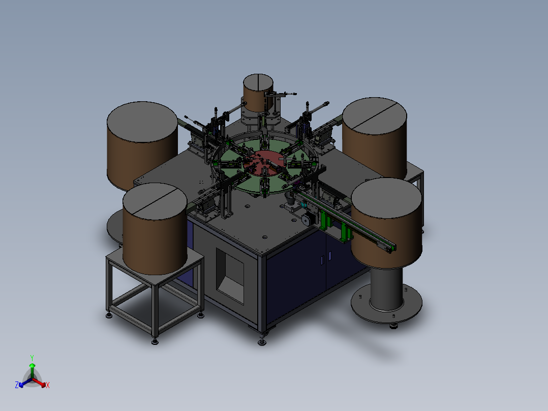 锁闩尾套自动装配机