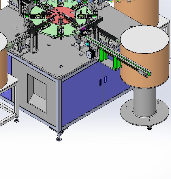 锁闩尾套自动装配机