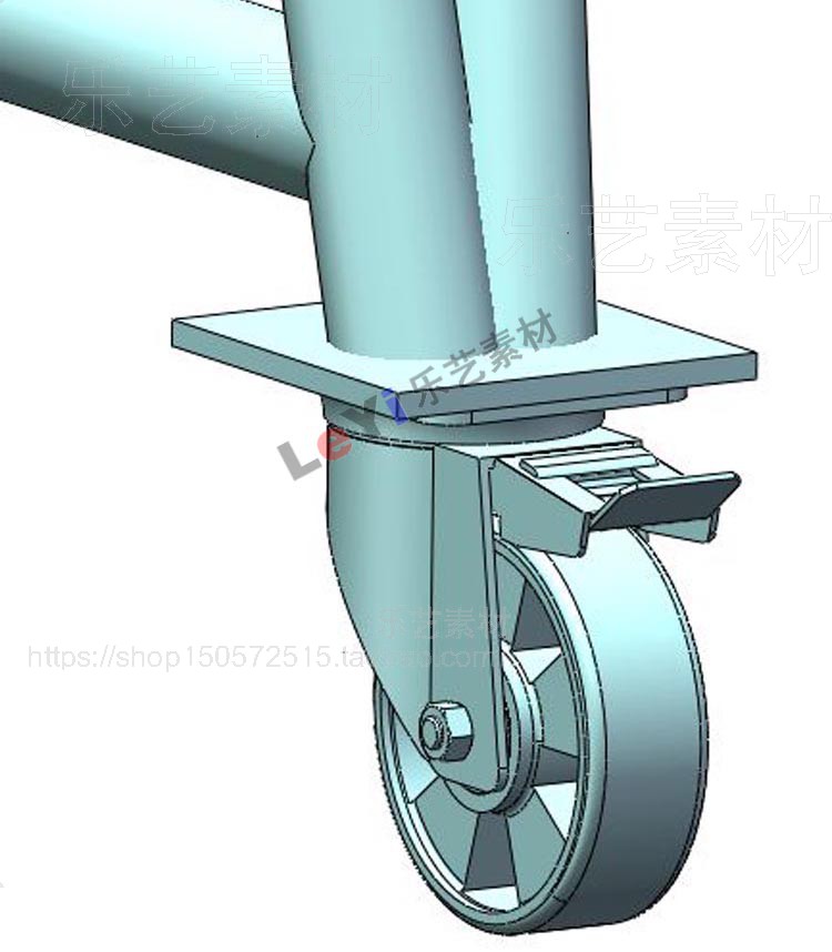 移动门吊门式起重机小型桁架三维机械设计模型图纸