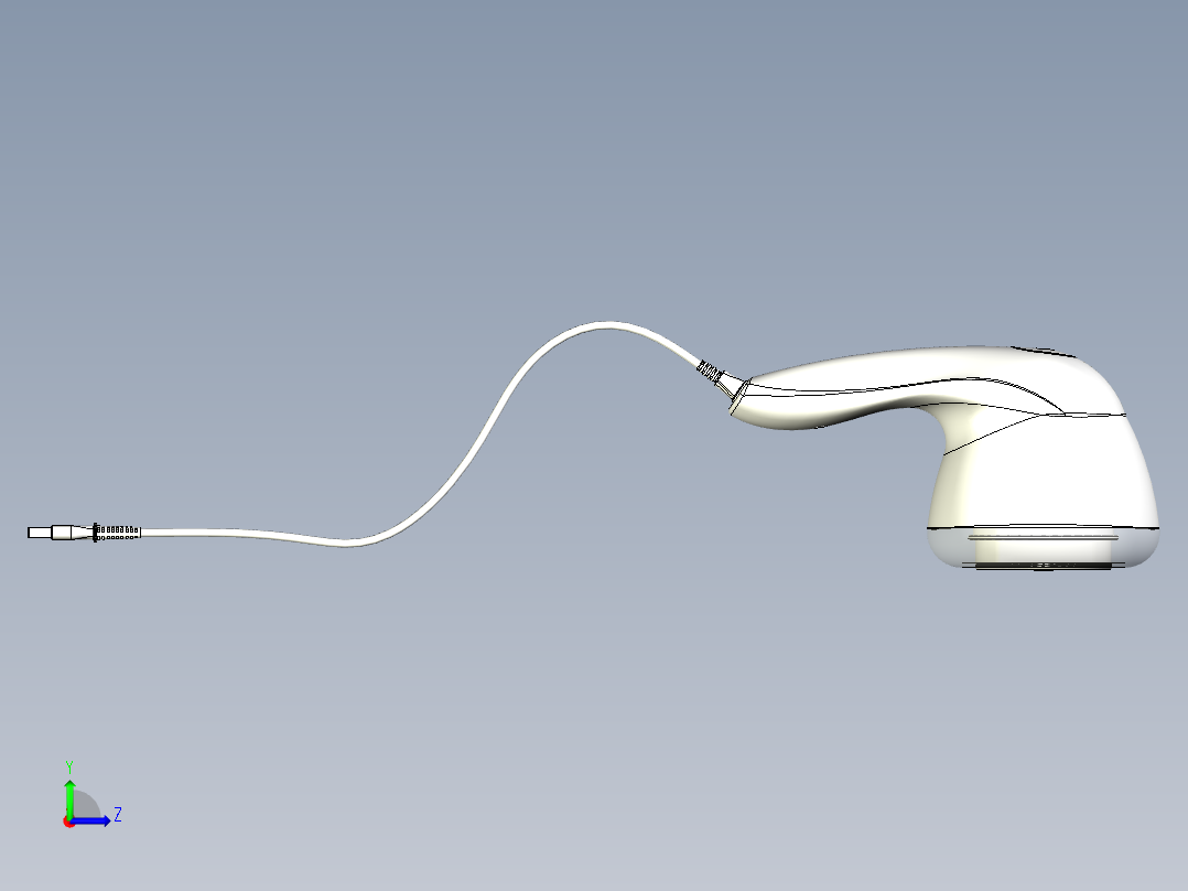 去毛球机左视图