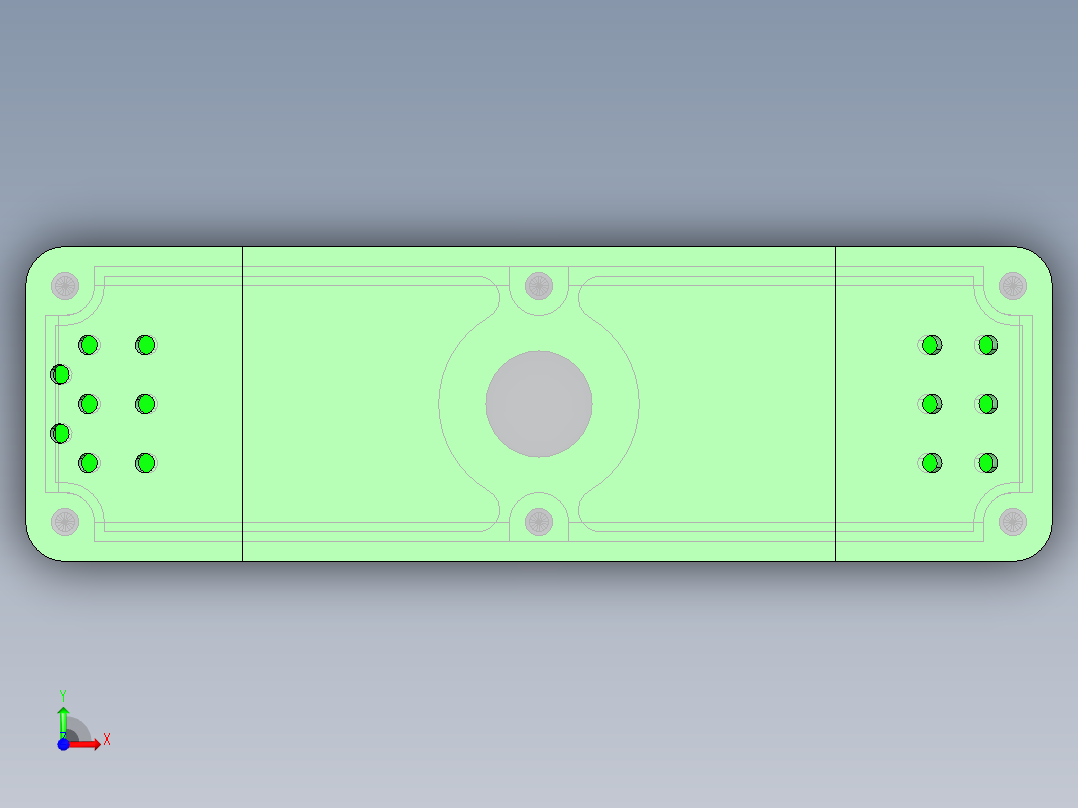 吸附块3D模型前视图