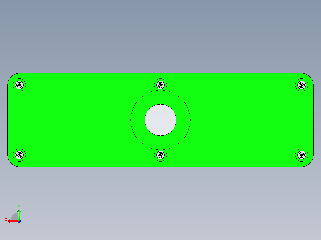 吸附块3D模型后视图