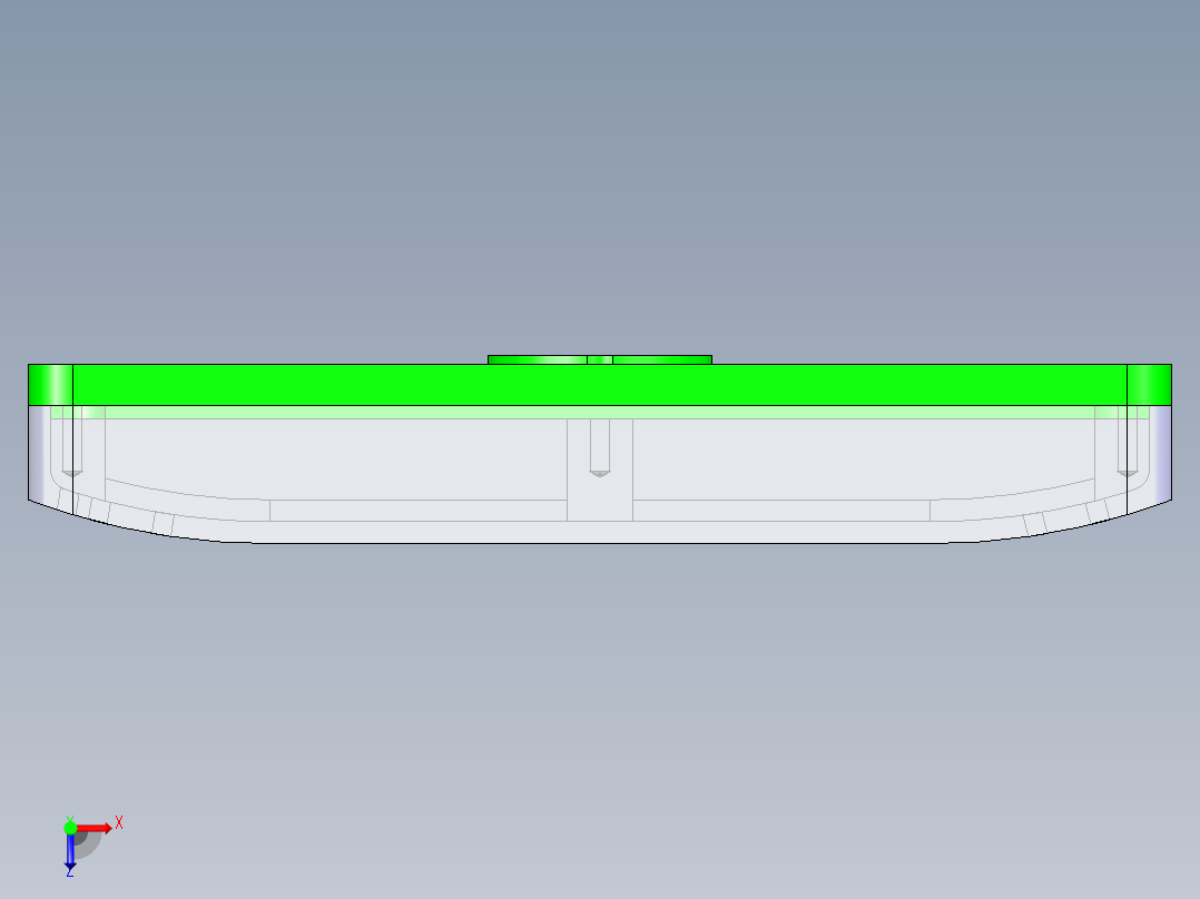吸附块3D模型俯视图