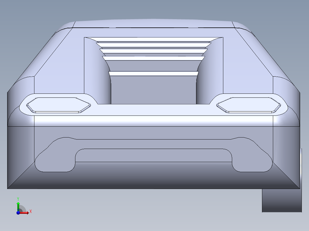 汽车3D模型前视图