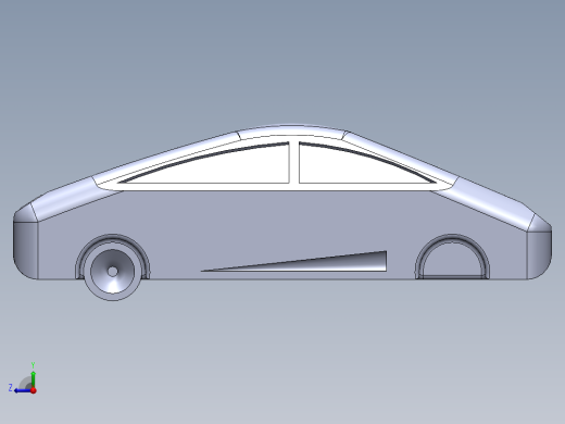 汽车3D模型右视缩略图