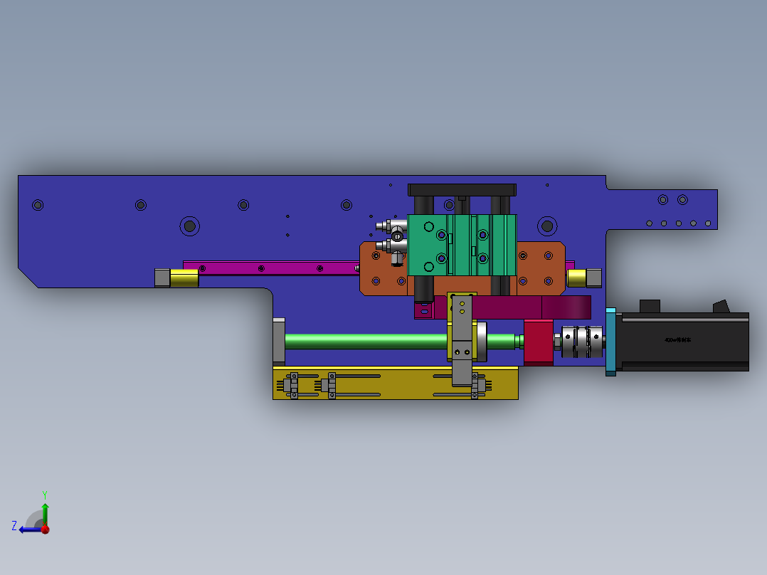 B12_顶升移栽机构（）右视图