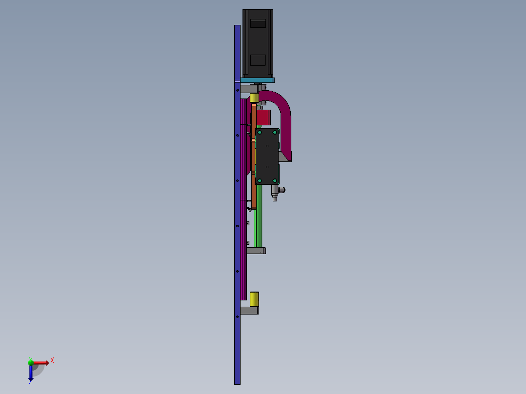 B12_顶升移栽机构（）俯视图