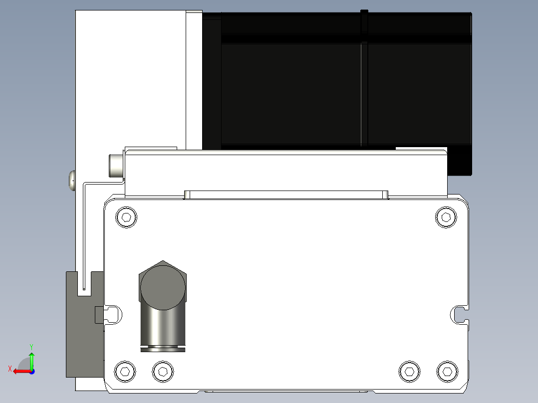 Toyo东佑达直线模组-ECB14-2300-RU后视图
