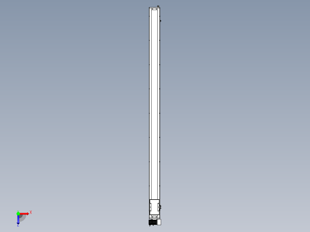 Toyo东佑达直线模组-ECB14-2300-RU俯视图
