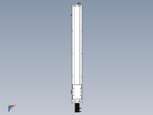 Toyo东佑达直线模组-ECH14-1000-BC-400W-C4反俯视缩略图