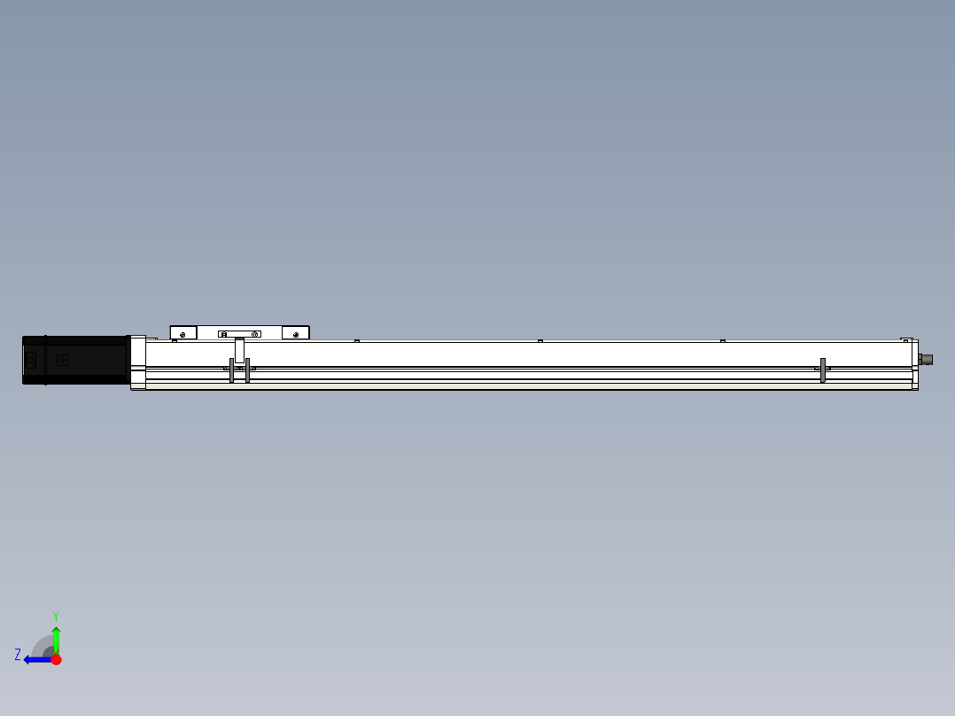 Toyo东佑达直线模组-ECH17-950-BC-750W+煞車右视图