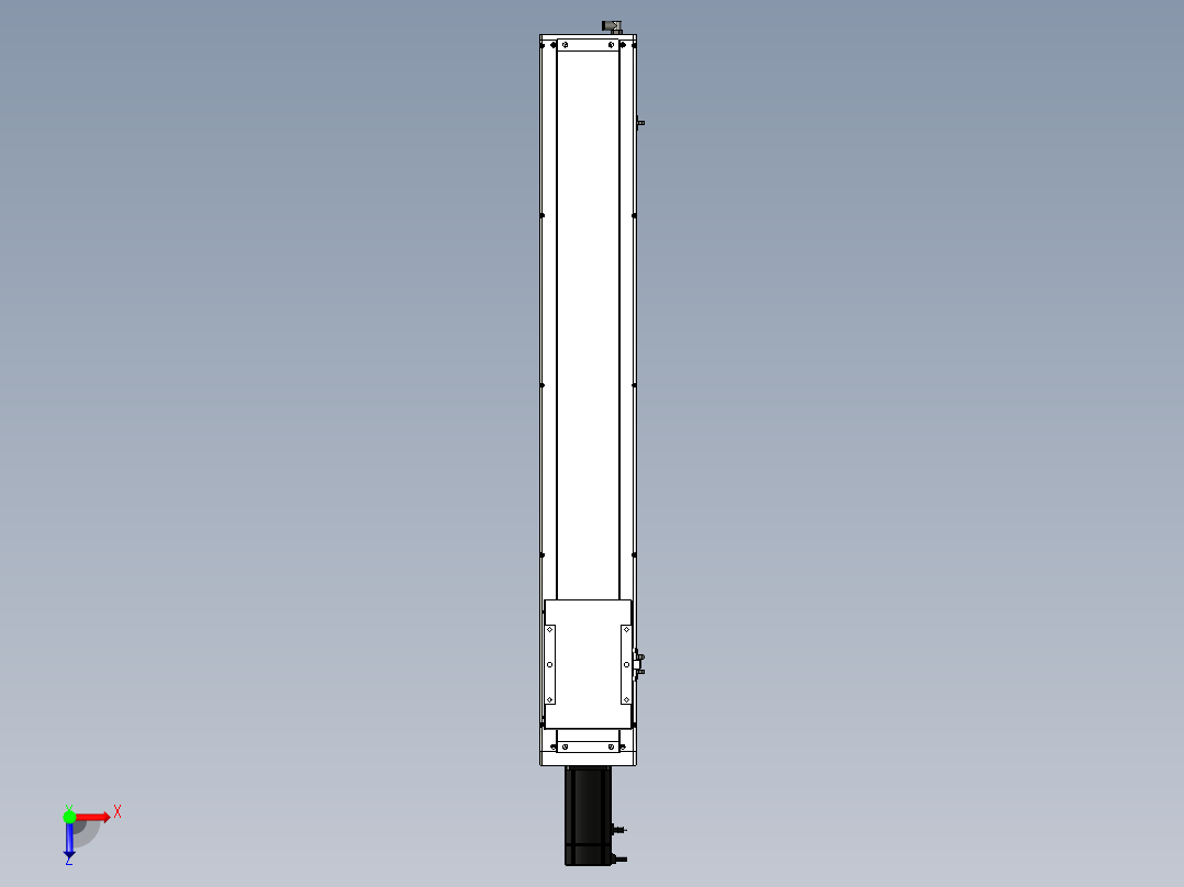 Toyo东佑达直线模组-ECH17-950-BC-750W+煞車俯视图