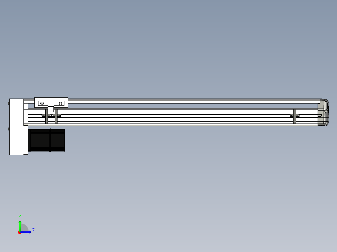 Toyo东佑达直线模组-ETH13-650-BM-200W左视图