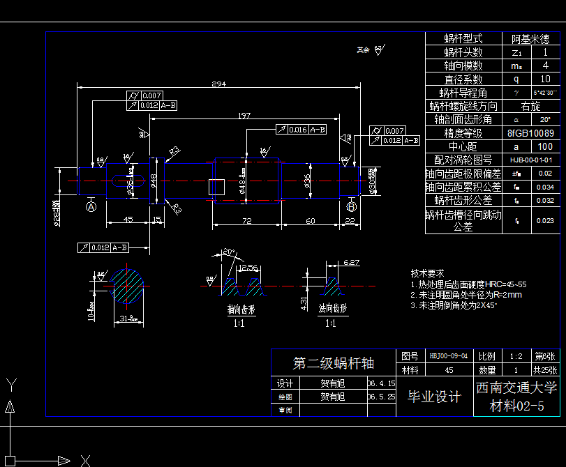 0.1t普通座式焊接变位机设计【全套CAD图纸和论文】