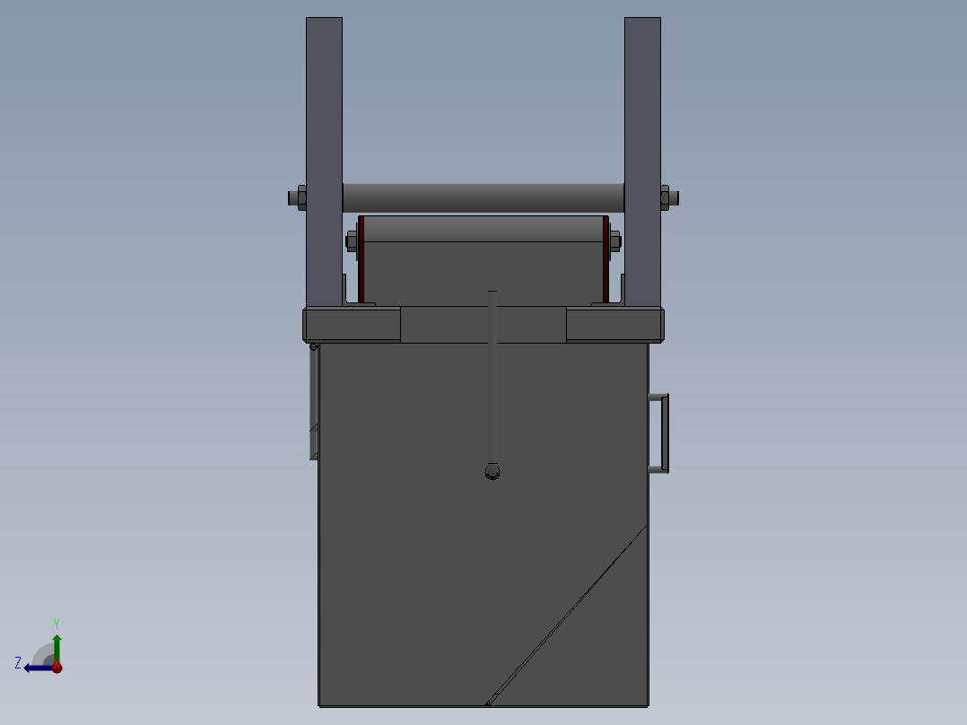 147枪管来弧线加工机床设备(1)右视图