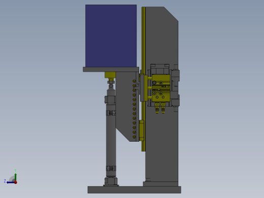M31气缸的步进进给机构右视缩略图