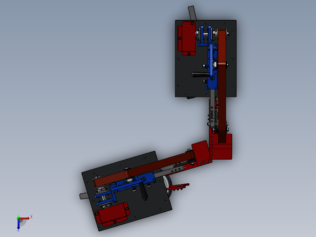 580新型研磨机俯视图