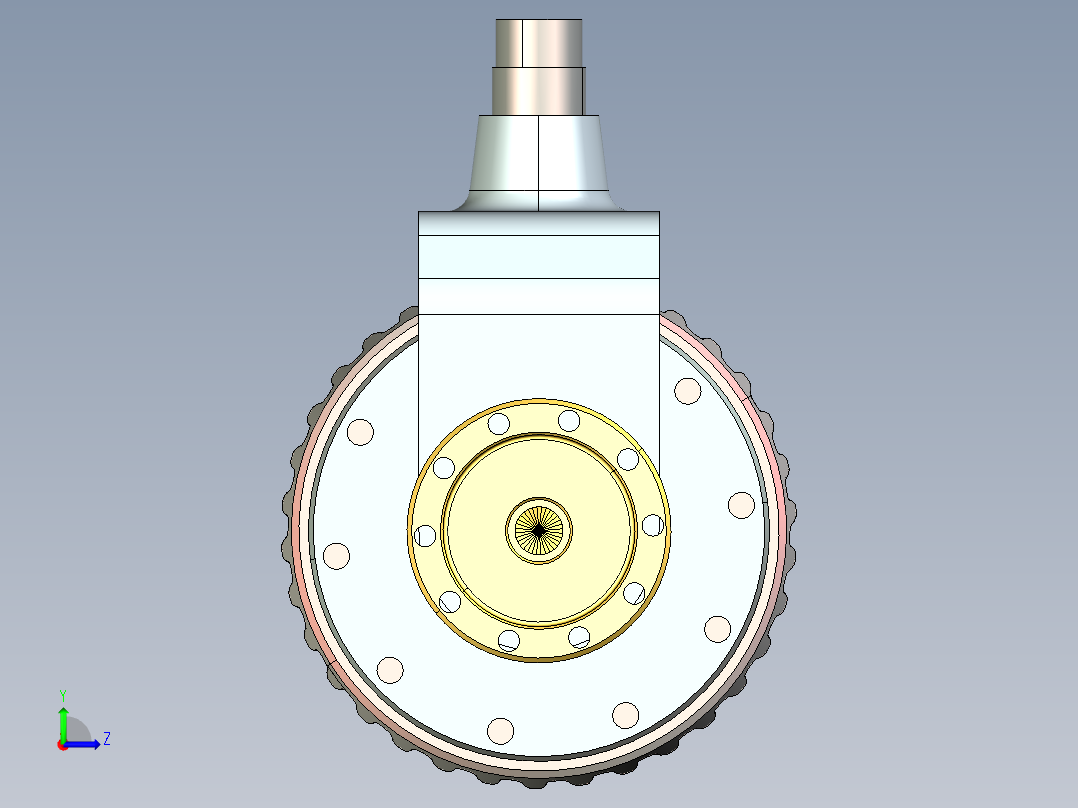 汽车差速器的仿真525519左视图