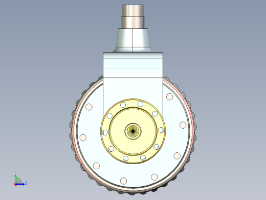 汽车差速器的仿真525519左视缩略图