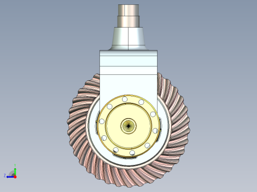 汽车差速器的仿真525519右视缩略图
