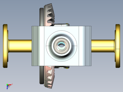 汽车差速器的仿真525519俯视缩略图