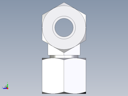 卡套式工业通用硬管接头EO_Swivel_nut_branch_tee_ET10ZL71右视缩略图
