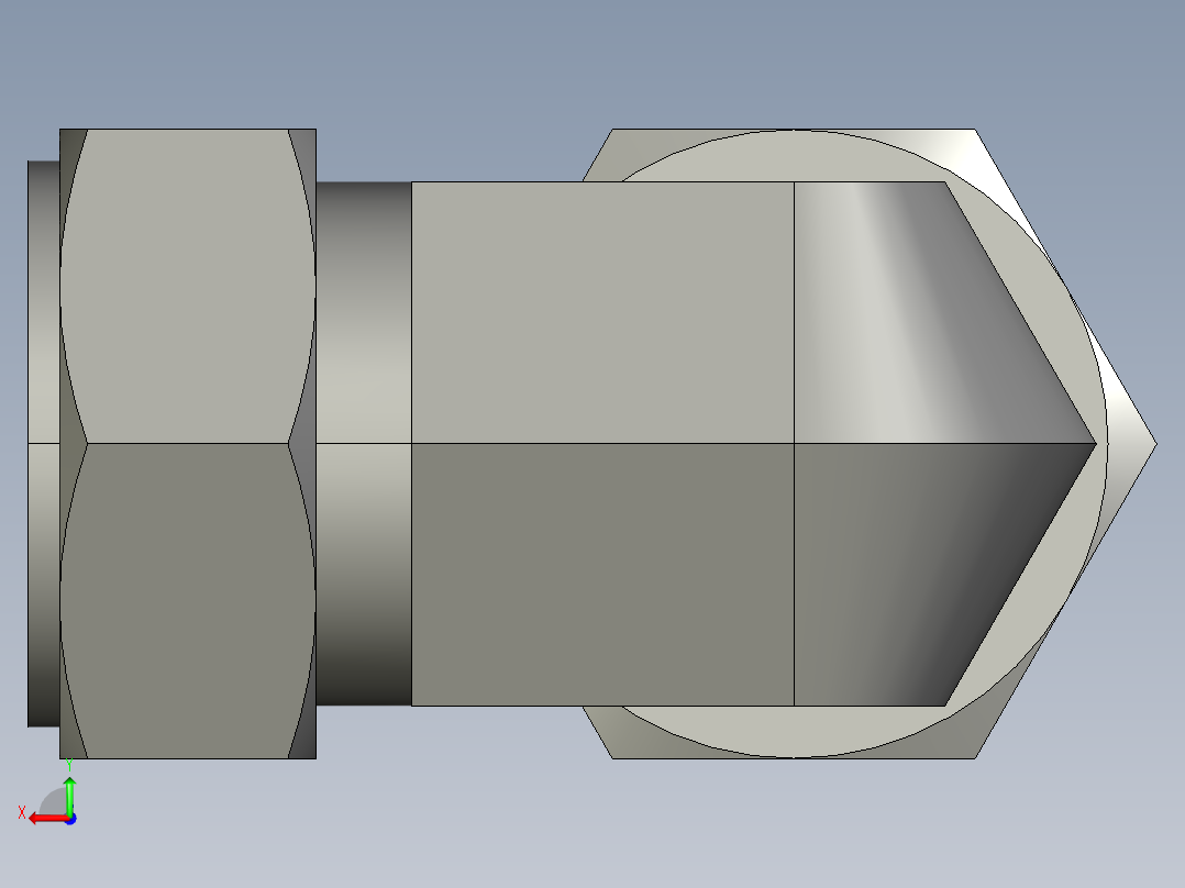 卡套式工业通用硬管接头24_ebu-s后视图