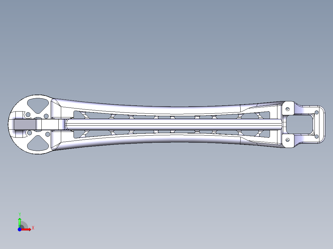 穿越机骨架前视图