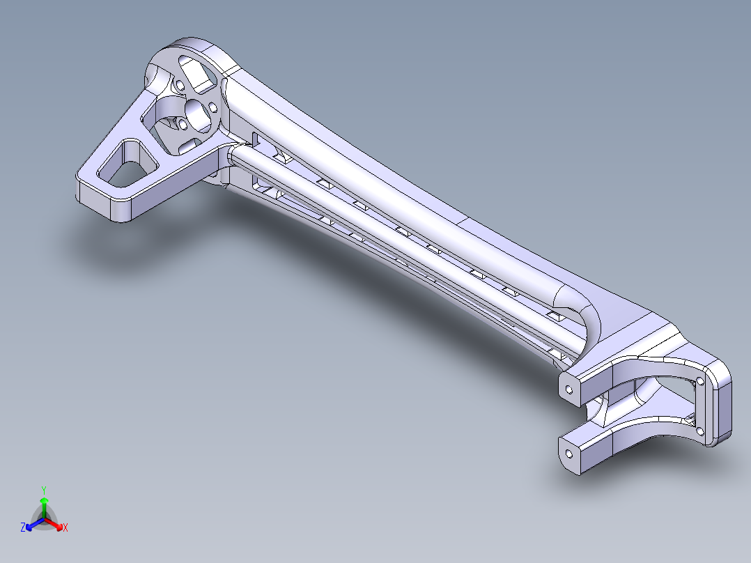 穿越机骨架正等轴测图