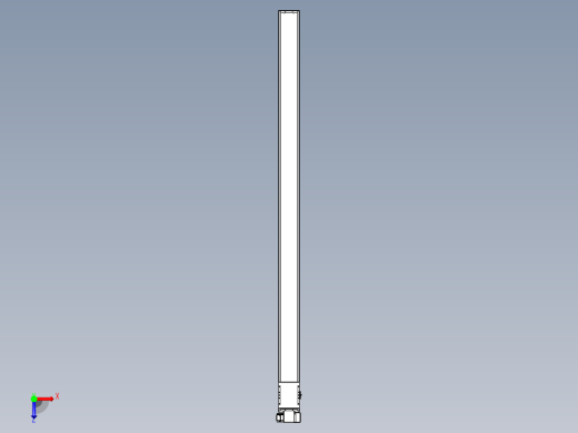 同步带全封闭直线模组TPA-HCB-14D-120-L2450-RP-C-P40-N3俯视缩略图