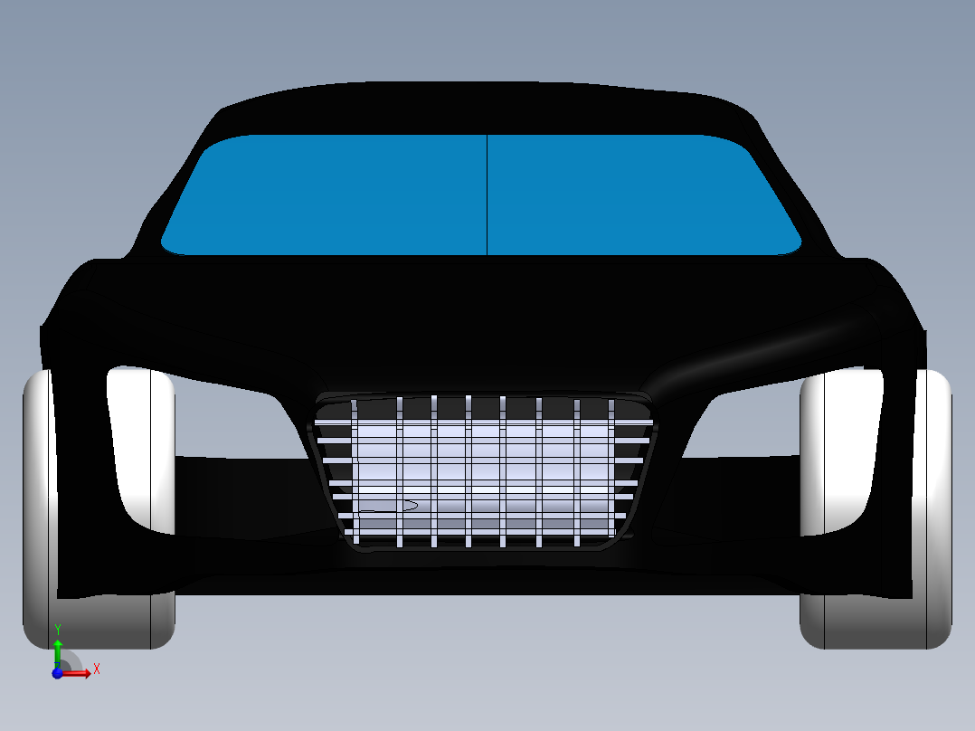 汽车车身 (75)前视图