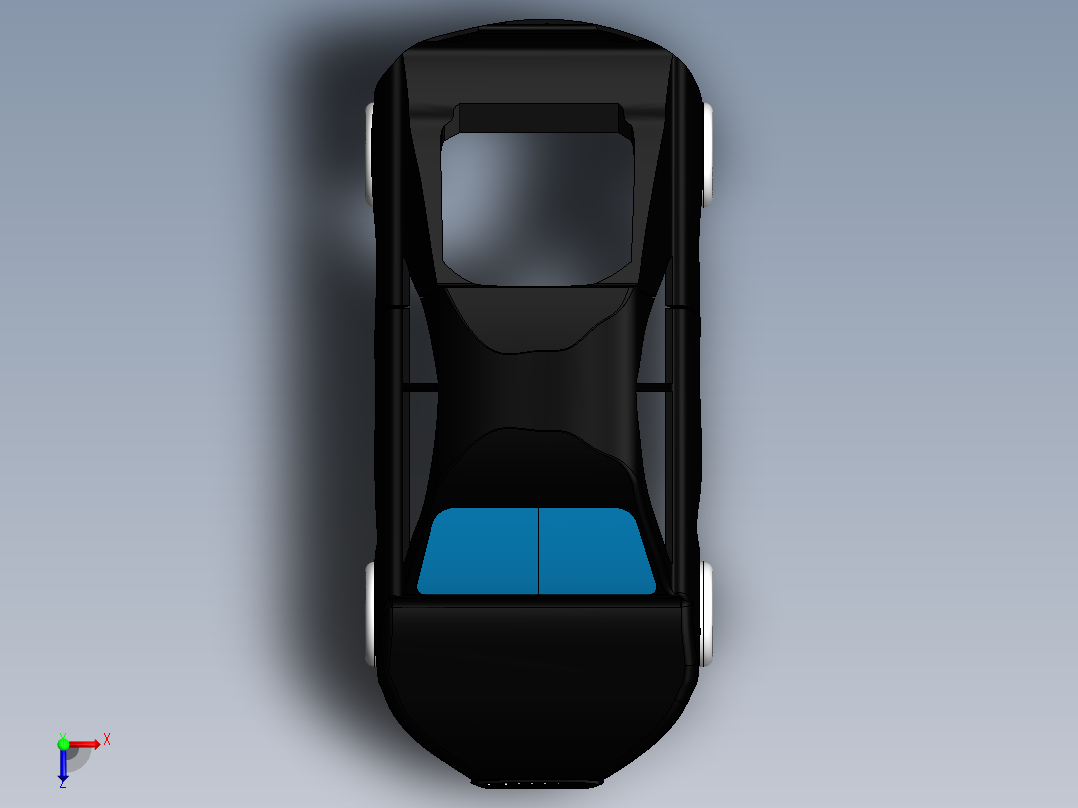 汽车车身 (75)俯视图